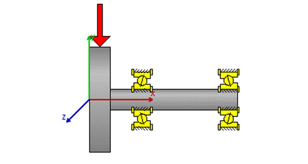 Sizing of ball bearing clearance for a motor shaft