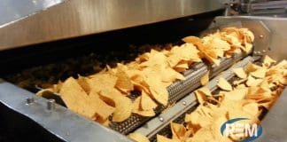 Tortilla Chip Fryer & Cool Down Conveyor System