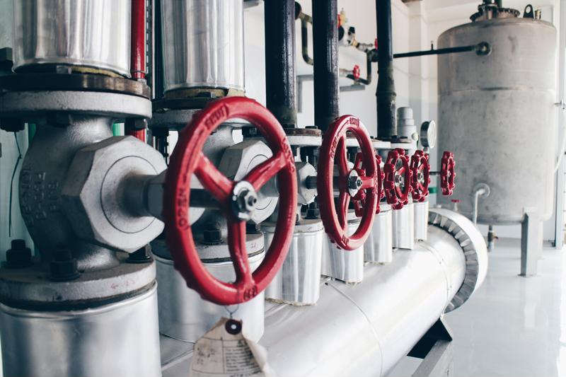 Corroded valves and pipes will decrease the entire system's efficiency.