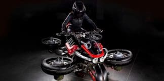 NTN-SNR works with LAZARETH on a world exclusive The first flying electric motorcycle: the LMV 496