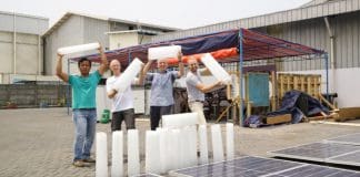 Innovative solar ice-making machine for Indonesian small-scale fishermen