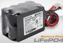 Safe LiFePO4 high-performance battery pack for demanding industrial and medical applications