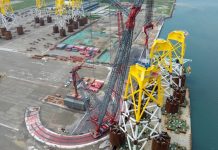 Jacket Foundations Marshalled Efficiently for Greater Changhua 2b and 4a Offshore Wind Farm