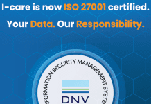 Leading Predictive Maintenance Provider I-care Achieves ISO 27001 Certification